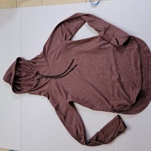 Athleta Uptempo Hooded T-shirt Sweatshirt